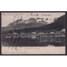 USHUAIA ARGENTINA ANTIGUA TARJETA POSTAL